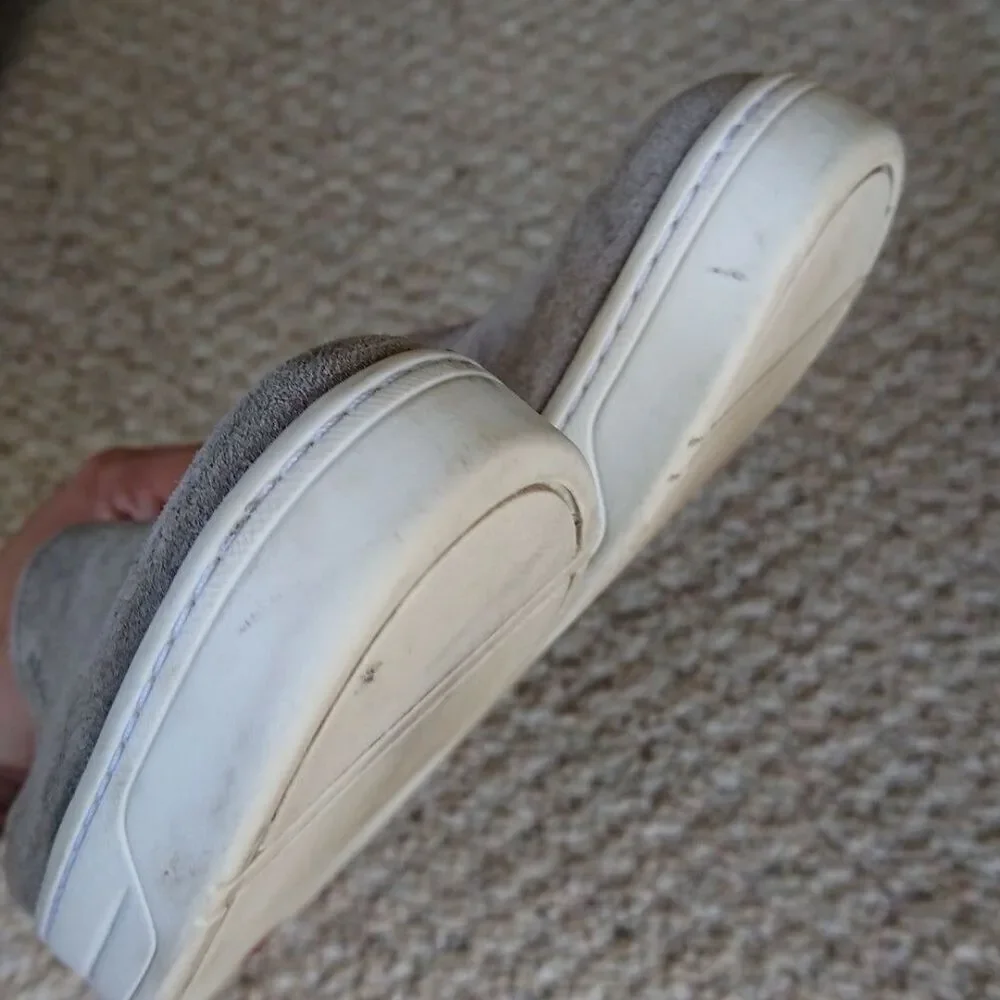 Prada light gray suede slip on sneakers size 36.5